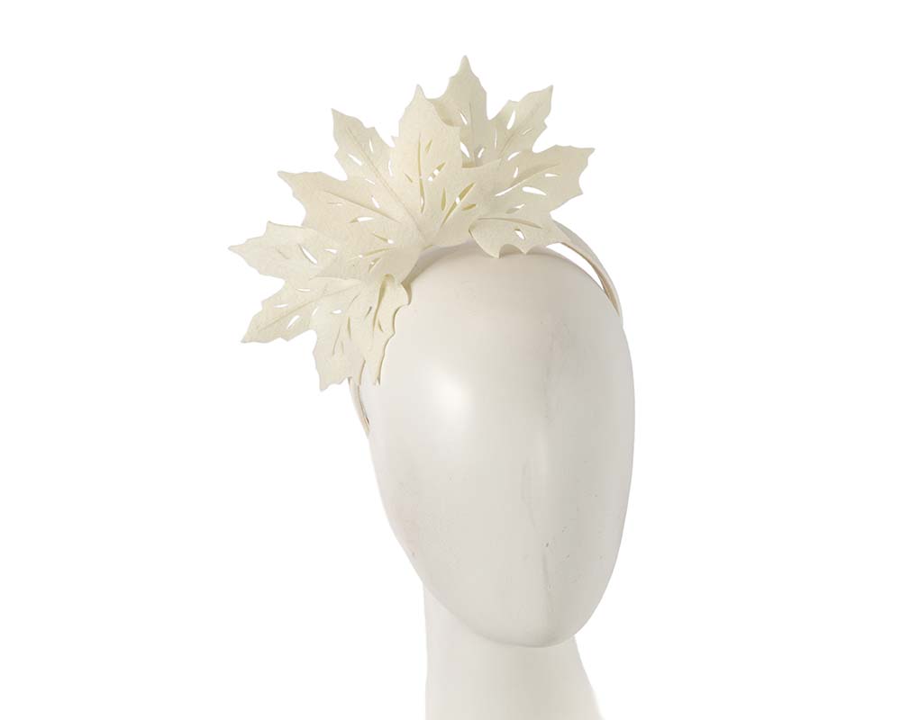 Cream laser cut racing fascinator Online in Australia Cheap Fascinators