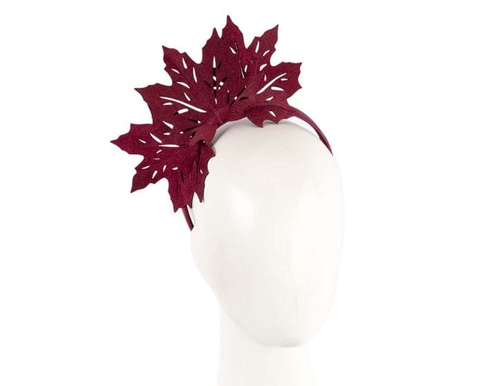 Wine laser cut racing fascinator Online in Australia Cheap Fascinators